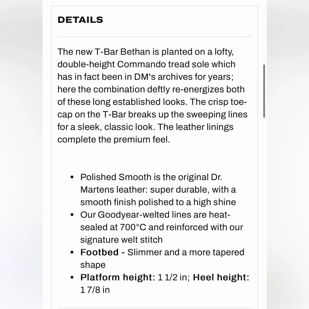 NEW Dr Martens Bethan Platform Mary Janes - Picture 14 of 15